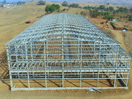 व्यावहारिक और सुंदर स्टील संरचना गोदाम निर्माण